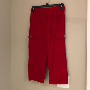 Kelly's Kids Boys Corduroy Cargo Pant